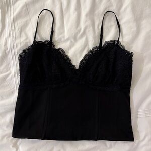 Princess Polly Black Lace corset